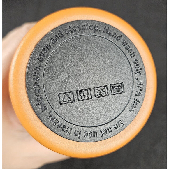 Lifeboost Coffee Travel Tumbler 20oz Hot Cold Mug Lid Hummingbird Orange Commute - Picture 7 of 9